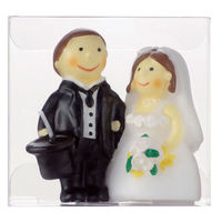 カメヤマ 贈答用飾り 新郎新婦 B5521-00-00 1ケース(120個(10個×12))（直送品）