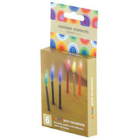 カメヤマ 贈答用飾り rainbow moments 6色6本 B5605-00-00 1ケース(80個(10個×8))（直送品）