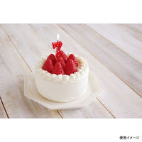 カメヤマ 贈答用飾り ナンバーキャンドル スター 7番 レッド B7539-07-07RE 1ケース(120個(10個×12))（直送品）