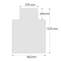 クルーズ フロアーマット チェアーマット ハードフロアー用 CM-5000 1ケース(5個)（直送品）