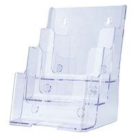 クルーズ アクリル什器 カタログケース A-5判3段 CR74603 1ケース(20個)（直送品）