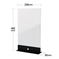 クルーズ POPスタンド サインホルダーセパレートタイプT型両面A3縦BK CRS59071 1ケース(10個)（直送品）