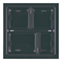 アヅミ産業 HSH-W222-222 中仕切セット 9ツ仕切 HSH222UDBK 1ケース(100個)（直送品）