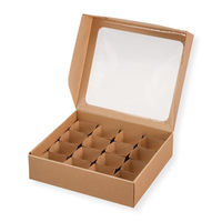 アヅミ産業 オードブル容器 HSO260230B アラカルトBOX組立式 16カップ用 1ケース(50個)（直送品）