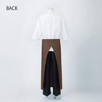 住商モンブラン ロングエプロン 黒 F SP002-93_F 1点（直送品）