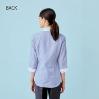 住商モンブラン 七分袖シャツ シャツ レディス 7分袖 グレー _15 SS500-92_15 1点（直送品）