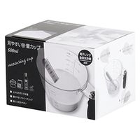 カクセー 見やすい計量カップ 600ml MC-110 1個（直送品）