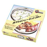 カクセー 浅ザル&トレーセット28cm (箱入) OS-05B 1個（直送品）