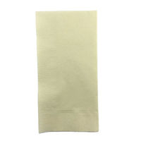 溝端紙工印刷 8ツ折ナフキン LUC-28 カラー2プライナプキン8折 イエロー 02 1ケース(2000個(50個×40))（直送品）