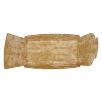 ペーパークラフト 軽食容器 つつみ箱 竹皮柄 PPL-1 00408307 1袋(50個)（直送品）