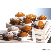 平野紙器 マフィンカップ エスポアールF-1 JP 白 00414586 1袋(100個)（直送品）