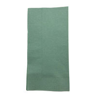 溝端紙工印刷 8ツ折ナフキン LUC-28 カラー2プライナプキン8折 グリーン 04 1ケース(2000個(50個×40))（直送品）