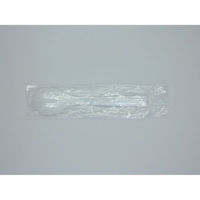 ホウケン産業 使い捨てスプーン スプーン125 白 個包装 076 1ケース(3000個(500個×6))（直送品）