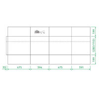 ヒラダン ダンボールS-5 JAN付 罫線入 00400649 1ケース(50個(10個×5))（直送品）