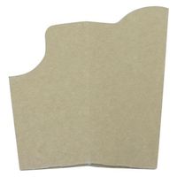 旭創業 テイクアウト容器 クラフトカートン ディップコーナー付 00752572 1ケース(500個(50個×10))（直送品）