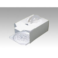 ケーキ箱 デコBOX 白ム地 5寸用 00169858 1ケース(100個(5個×20))（直送品）