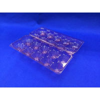 栗原製作所 APET卵パックM ミシン目防虫着色ピンク 100102 1ケース(1500個)（直送品）