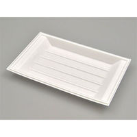 デンカポリマー 発泡トレー Lー1舟皿特大 4688 1ケース(3000個(100個×30))（直送品）