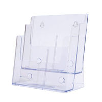 クルーズ アクリル什器 カタログケース A4-2段 CR77002 1ケース(20個)（直送品）