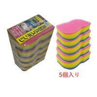 キクロン スポンジプロ 外食産業用 スポンジ 5P ピンク 600265 1袋（直送品）