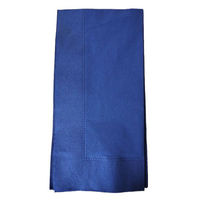 溝端紙工印刷 8ツ折ナフキン LUC-28 カラー2プライナプキン8折 フレンチブルー 13 1ケース(2000個(50個×40))（直送品）