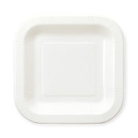 ペーパーウェア 紙皿 ウルトラプレートスクエア 23cm 5枚 U-9SQL 1ケース(120個)（直送品）