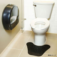 エー・エム・プロダクツ 厨房用資材 ピググリッピートイレマット 6枚 GRP7003-BK 1点（直送品）