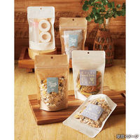 ベリーパック チャック付き袋 CH-2 片面クラフト袋チャック付 茶 1ケース(1500個(50個×30))（直送品）