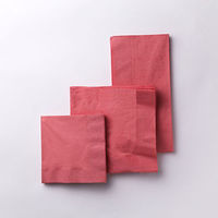 溝端紙工印刷 8ツ折ナフキン LUC-28 カラー2プライナプキン8折 プラム 11 1ケース(2000個(50個×40))（直送品）