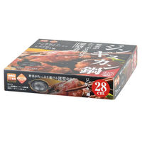 パール金属 ふっ素樹脂加工アルミ鋳物製深型ジンギスカン鍋28cm HB-5778 1ケース(8個)（直送品）