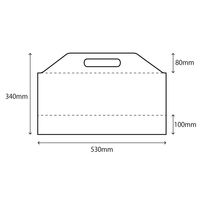 リュウグウ ポリ手提げ バイオサイドバッグ 洋-6 シフォン 大 4912300 1ケース(500個(100個×5))（直送品）