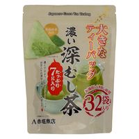 赤堀商店 大きなティーバッグ 宇治抹茶入り 濃い深むし茶 1セット（1袋（32バッグ入）×3） 三角ティーバッグ 緑茶 煎茶
