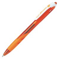 パイロット 油性ボールペン レックスグリップ（細字） 0.7mm オレンジ軸 BRG-10F-OB 1セット（1本×10）