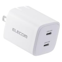 USB充電器 タイプC PD 40W USB-C×2 コンパクト Type-C 白 EC-AC10640WH エレコム 1個（直送品）