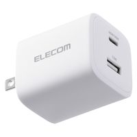 USB充電器 タイプC PD 45W USB-C×1 USB-A×1 コンパクト 白 EC-AC11045WH エレコム 1個