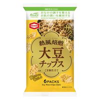 スナック菓子 熱風焙煎 大豆チップス 54g 6袋入 1セット(1個×6) 亀田製菓