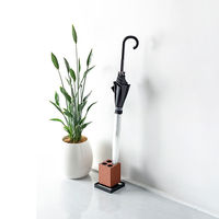 karari（カラリ） 珪藻土 アンブレラスタンド 4本ストレート ブラウン 傘立て 1個 アネスティカンパニー