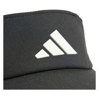adidas(アディダス) 帽子 日除け クライマクール バイザー OSFX ブラック／ホワイト KQC80 1セット（2個）（直送品）