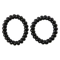 無印良品 スプリングゴム 黒 ２個入 1セット（1袋（2個入）×2） 良品計画