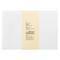 無印良品 竹紙封筒 横型 白 洋２ 約１１４×１６２ｍｍ ５枚 1セット（1個（5枚入）×3） 良品計画