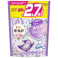 ボールド ジェルボール4D ホワイトラベンダー＆ジャスミン 詰め替え ハイパージャンボ 1セット（30粒入×3個）洗濯洗剤 P＆G【旧品】
