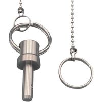 東京パーツセンター ラクテム ボールロックピン 脱落防止チェーン付 φ5ー30 LPSSC5-30 1個 689-3524（直送品）