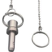 東京パーツセンター ラクテム ボールロックピン 脱落防止チェーン付 φ6ー25 LPSSC6-25 1個 689-3527（直送品）