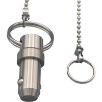 東京パーツセンター ラクテム ボールロックピン 脱落防止チェーン付 φ12ー20 LPSSC12-20 1個 689-3502（直送品）