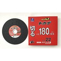 松永トイシ トカゲ 切断砥石 180x2.5x22 2905308 1セット(100枚:10枚×10枚) 686-6597（直送品）