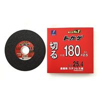 松永トイシ トカゲ 切断砥石 180x2.5x25.4 2905309 1セット(100枚:10枚×10枚) 686-6591（直送品）
