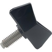 東京パーツセンター ラクテム ナイロン蝶ネジ 黒 M6ー13 樹脂パッド付 BSSPB6-13 1個 679-9760（直送品）