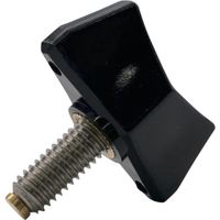 東京パーツセンター ラクテム ナイロン蝶ネジ 黒 M3ー8 真鍮パッド付 BSSCB3-8 1個 680-1259（直送品）