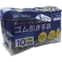 勝星産業 勝星 ゴム引き手袋 ゴム引き薄手10双組ブルー 550 1セット(50双:10双×5組) 681-5992（直送品）
