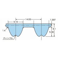 椿本チエイン タイミングベルト PXベルト(RC仕様) P14MーRC BG2310P14M120ーRC 1本（直送品）